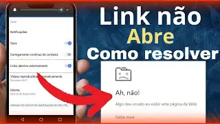 COMO RESOLVER!! NÃO É POSSÍVEL ABRIR ESSE LINK ( Não Abre o Link )