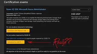 This is crazy you can get Azure certificate for $15!  Microsoft exams for $15!!!