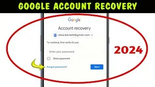 Google Account Recovery | Google Account Password Recovery 2024 | Google Recovery 2024