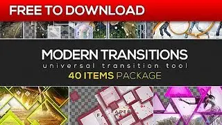 Modern Transition Pack | After Effects Template | Free Download