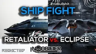 Ship Fight - Retaliator vs. Eclipse - Star Citizen