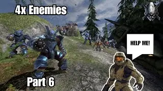 Beating Halo 3 With 4x The Enemies on Legendary [Part 6]