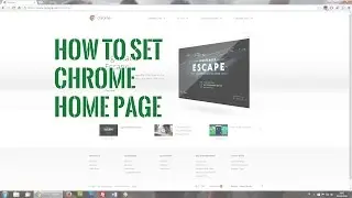 How to set Chrome home page – updated video