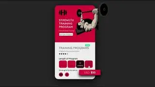 Exercise Product Card Using HTML / CSS / Javascript