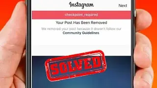 How to Fix CheckPoint Required Error on Instagram || Message CheckPoint Required Instagram Problem