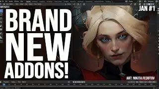 Brand New Blender Addons You Probably Missed! - Jan #1