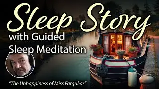 Sleep Story for Grown Ups with Guided Relaxing Meditation | "The Unhappiness of Miss Farquhar"