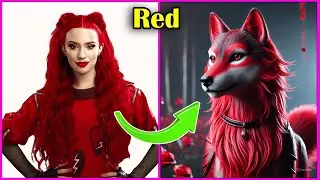 DESCENDANTS THE RISE OF RED CHARACTER AS ANIMAL