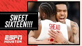 The Houston Cougars are on to the Sweet 16!!!