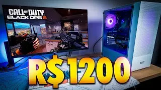 MELHOR PC GAMER XEON BARATO DE R$1200 PRA JOGOS RODA COD 6, RED DEAD 1 E 2, SPARKING ZERO, GTA V...