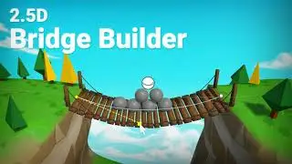 Unity: How to make a bridge (with physics) - Bridge Builder for Unity 3D