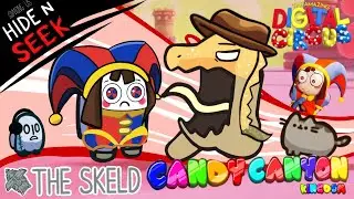 Among Us Hide N Seek - The Amazing Digital Circus - Episode 2 (Candy Canyon Kingdom) - Walkthrough