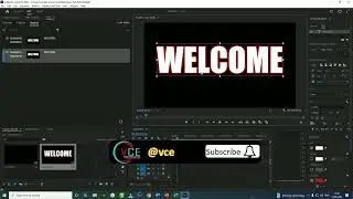 Adobe premiere pro YouTube text logo effects full video (PR9) by #vcevfx