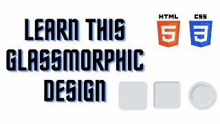 Do You Know this CSS Trick 🔥🔥 | Glassmorphism Effect 🍺 | HTML CSS