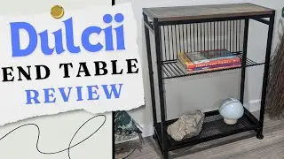 Unboxing and Review | Dulcii Slim End Table with Magazine Rack