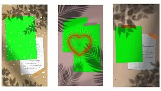 new green screen video effect || video frame green screen effect