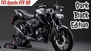 2024 TVS Apache RTR 160 4V & 2V Launched | 3 New Updates | Features Dark Black Colour On Road Price.