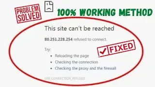How to fix this website can't be be reached problem | Solved: Problem | 100% Working Method