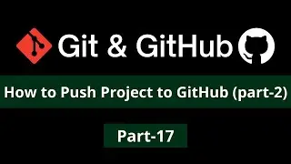 how to push project to github with git bash terminal (step-2) -git & github tutorial