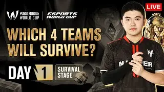 2024 PMWC - PUBG MOBILE WORLD CUP | Survival Stage Day 1