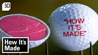 How Golf Balls, Clubs, Carts, & Tees Are Made | How It's Made | Science Channel