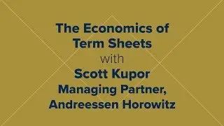 The Economics of Term Sheets
