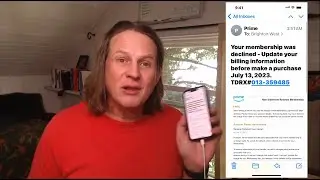 Amazon Email Scam: Your Membership Was Declined - Update your billing information