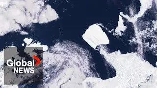 Worlds largest iceberg on the move from Antarctica