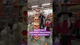 CREEPY & SPOOKY Best Outdoor Halloween Decorations at The Home Depot | Halloween Home Depot 2023