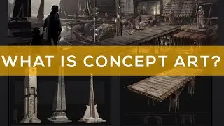 What is Concept Art? | Game Design Concept Art Intro: Digital Environment Drawing | 1.2