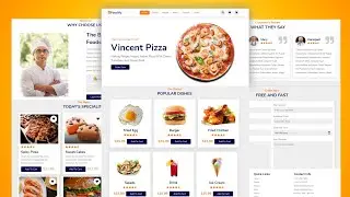 Compelete Responsive Modern Website Design | Restaurant Website HTML CSS JS - codicgyan