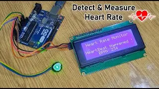 Heart Pulse Sensor Amped || Pulse Rate Heart Sensor With Arduino || How Heartbeat Sensor Works