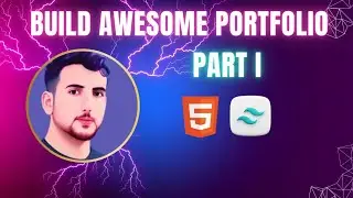 Build Modern Responsive Portfolio Website | Using HTML CSS and JS | CodeWithBismillah