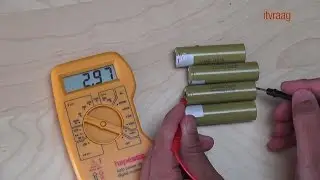 How to test 18650 battery cells to use for battery packs