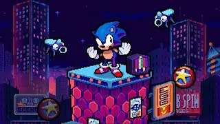 Studiopolis Zone Act 1 [16 bit; Sega Genesis] - Sonic Mania