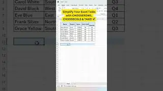 CHOOSEROWS vs CHOOSECOLS vs TAKE: Simplify Excel Like a Pro! 🚀