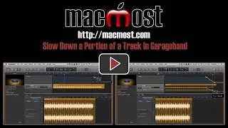 Slow Down a Portion of a Track In Garageband (#1185)