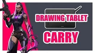 Carrying my team... on a DRAWING TABLET?!