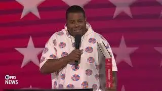 WATCH: Kenan Thompson makes serious fun out of Project 2025 at 2024 Democratic National Convention