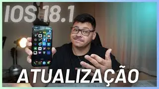 SAIU O IOS 18.1 - TUDO que mudou com o IOS 18  nos IPHONE'S direto AO PONTO ! ( JÁ ESTOU COM 18.1 )