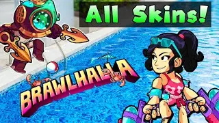 Winning 1v1 with ALL Heatwave 2022 Skins!! • Brawlhalla Gameplay