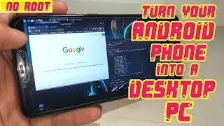 Kali Linux - How to install in android without root 2020 - Turn your phone into a Desktop PC