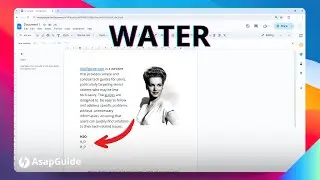 How to Write H2O In Google Docs