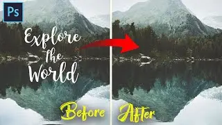 how to remove text from an image / Use the Content-Aware Fill  in Photoshop-tutorial