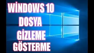 WİNDOWS 10 GİZLİ DOSYA AÇMA VE GÖSTERME 2021 NEW!!