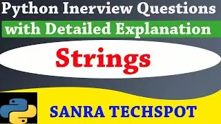 Important String Interview Questions in Python With Example | Python Tutorail in Tamil