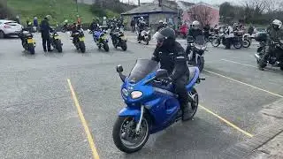 The Anglesey Egg run arrives at Bae Cemaes
