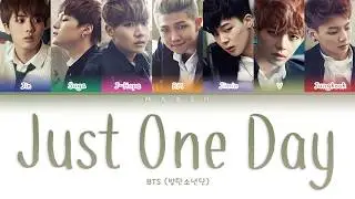 BTS (방탄소년단) – Just One Day (하루만) (Color Coded Lyrics/Han/Rom/Eng/Pt-Br)