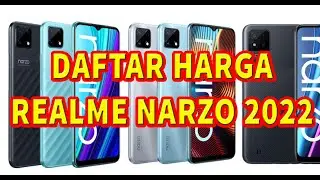 Daftar harga HP Realme Narzo 2022 | narzo 50i | narzo 50a