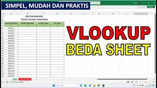 Rumus Vlookup Beda Sheet Microsoft Excel || Trik Excel